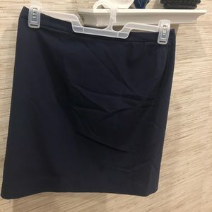 Size 6 petite mini skirt navy blue